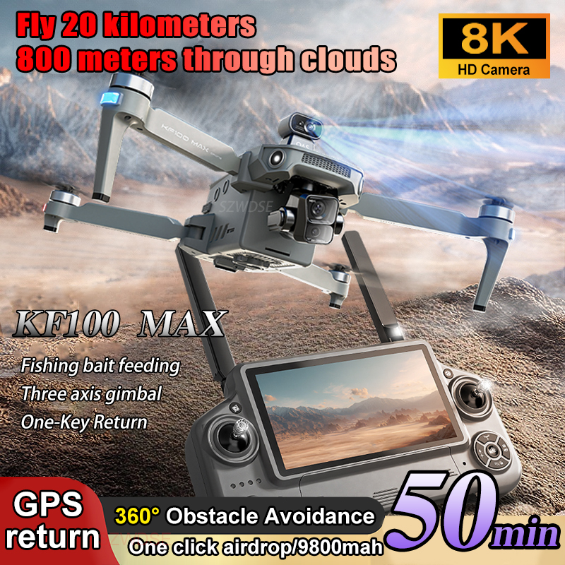 Drone Camera Professional - SJRC KF100 MAX 8K UHD Photo
