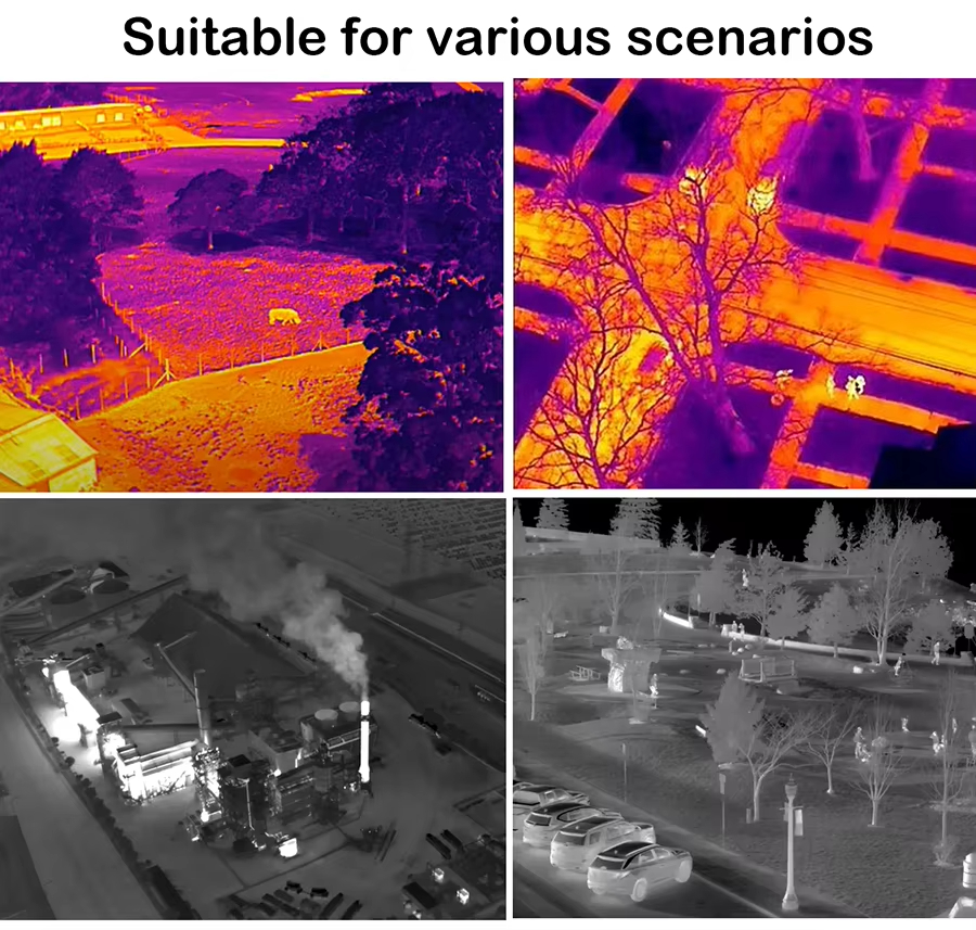 30mm 640x480 pix Drone thermal - مراجعة Drone Camera Thermal وسعره