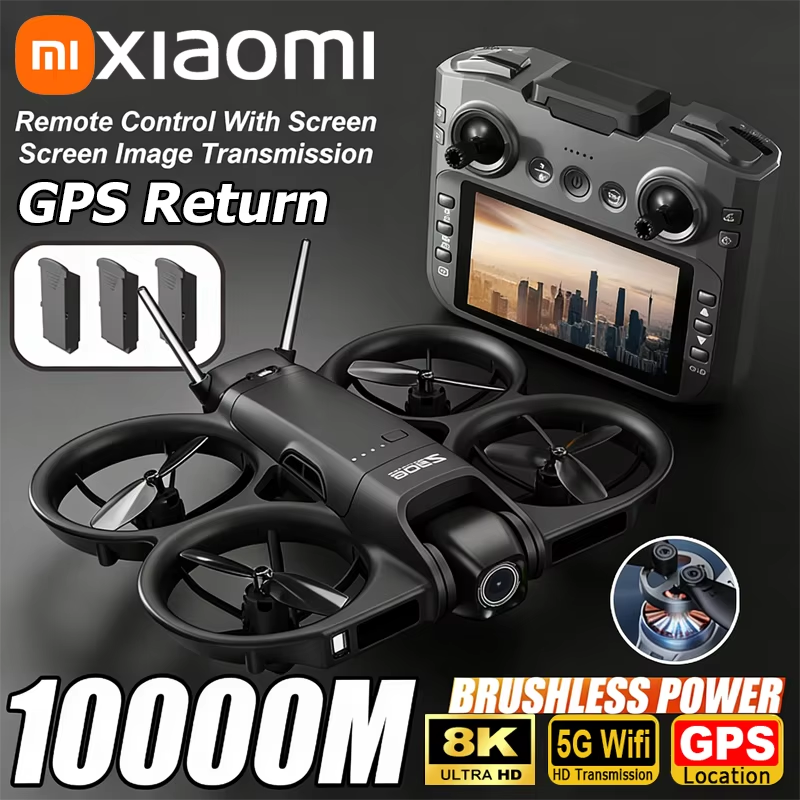 Xiaomi Z906 Drone 8K Aerial HD - مراجعة Drone Camera Hd وسعره