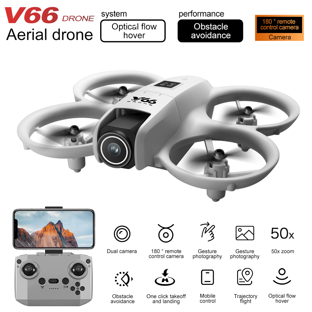 New V66 Mini Drone HD Camera 4 - مراجعة Drone Camera Professional وسعره