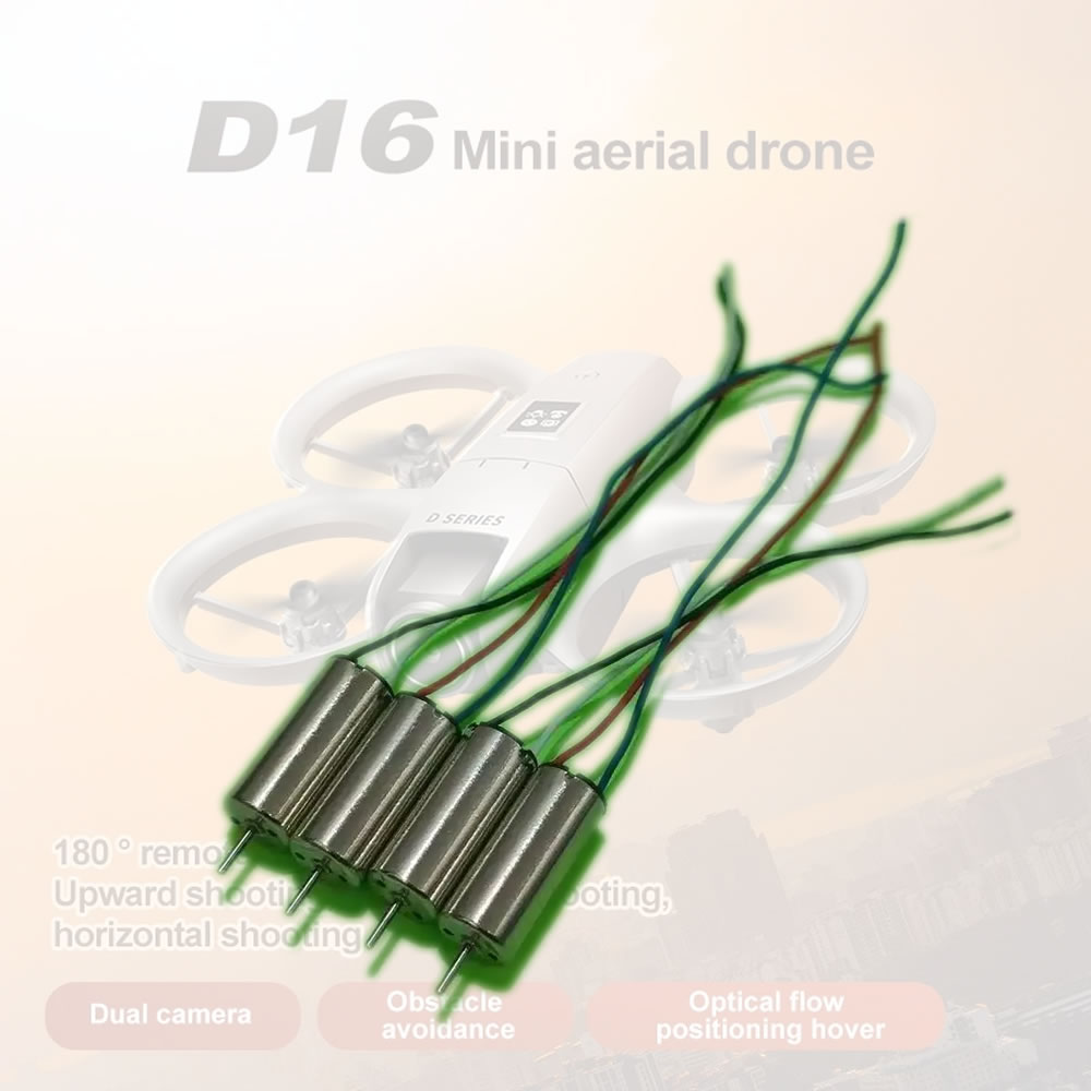 CW CCW Motor 4PCS for D16 Mini - مراجعة Drone Camera Vlog وسعره