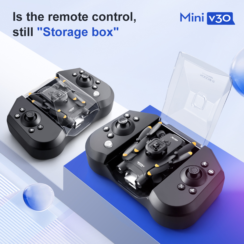 Mini V30 WiFi FPV Drone With 4 - مراجعة Drone Camera Hd وسعره