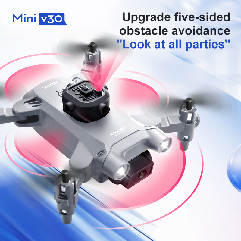 Mini V30 WiFi FPV Drone With 4 - مراجعة Drone Camera Hd وسعره
