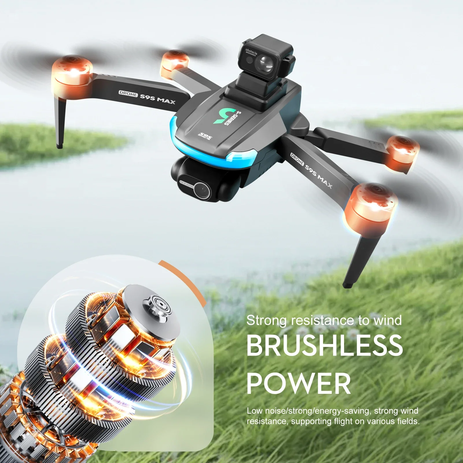 NEW S9S MAX MINI Drone 4K 2-Ax - مراجعة Drone Camera Hd وسعره