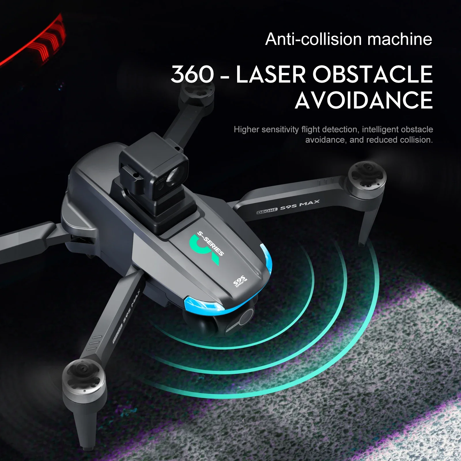 NEW S9S MAX MINI Drone 4K 2-Ax - مراجعة Drone Camera Hd وسعره