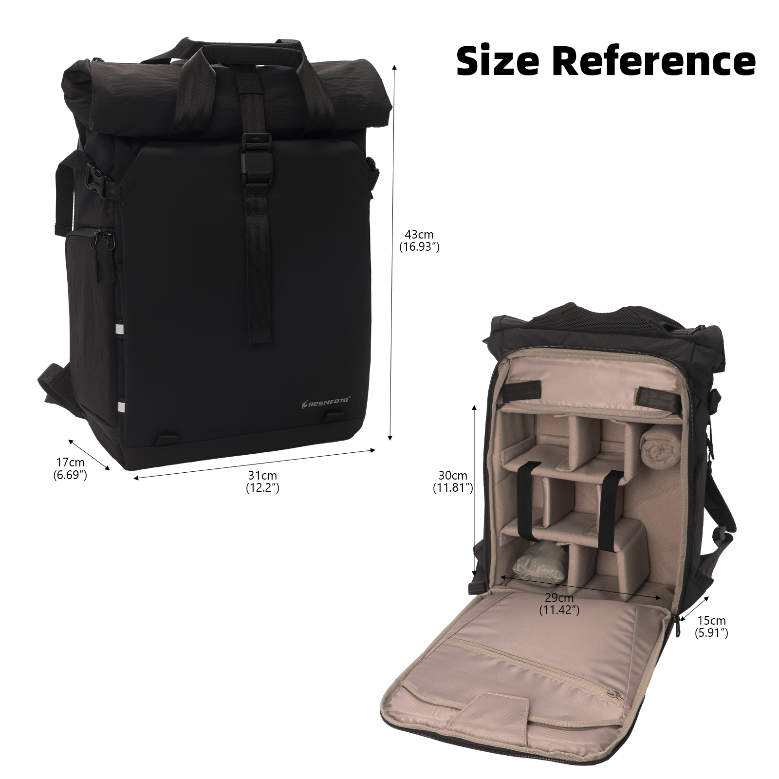 Besnfoto Professional Camera B - مراجعة Drone Camera Case وسعره