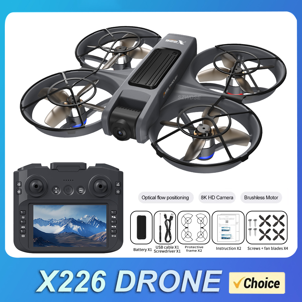 NEW X226 RC Drone 2.4G 5G WIFI - مراجعة Drone Camera Professional وسعره