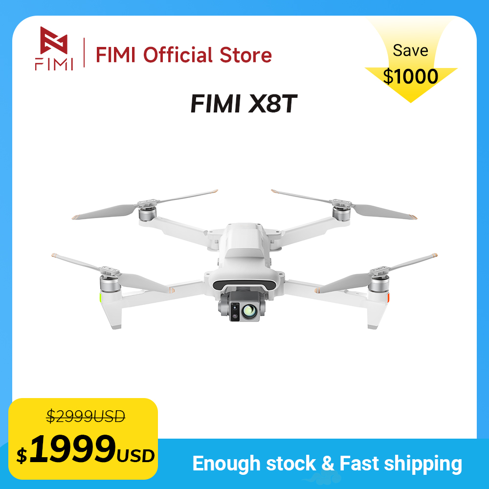 FIMI X8T Drone Thermal Infrare - مراجعة Drone Camera Thermal وسعره