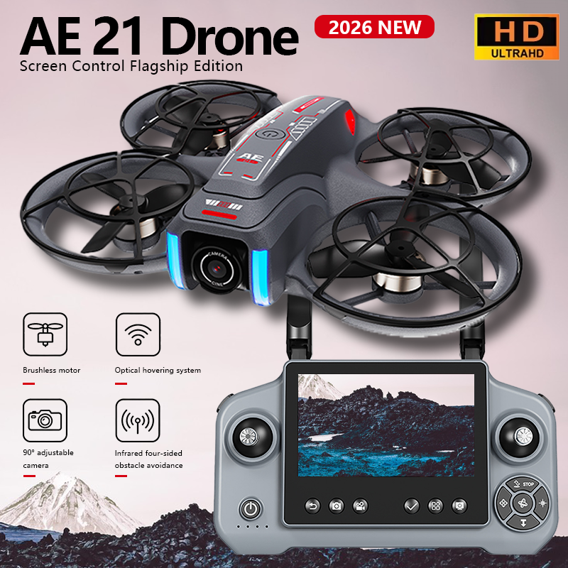 AE21 Drone 8K HD Camera Mini R - مراجعة Drone Camera Vlog وسعره