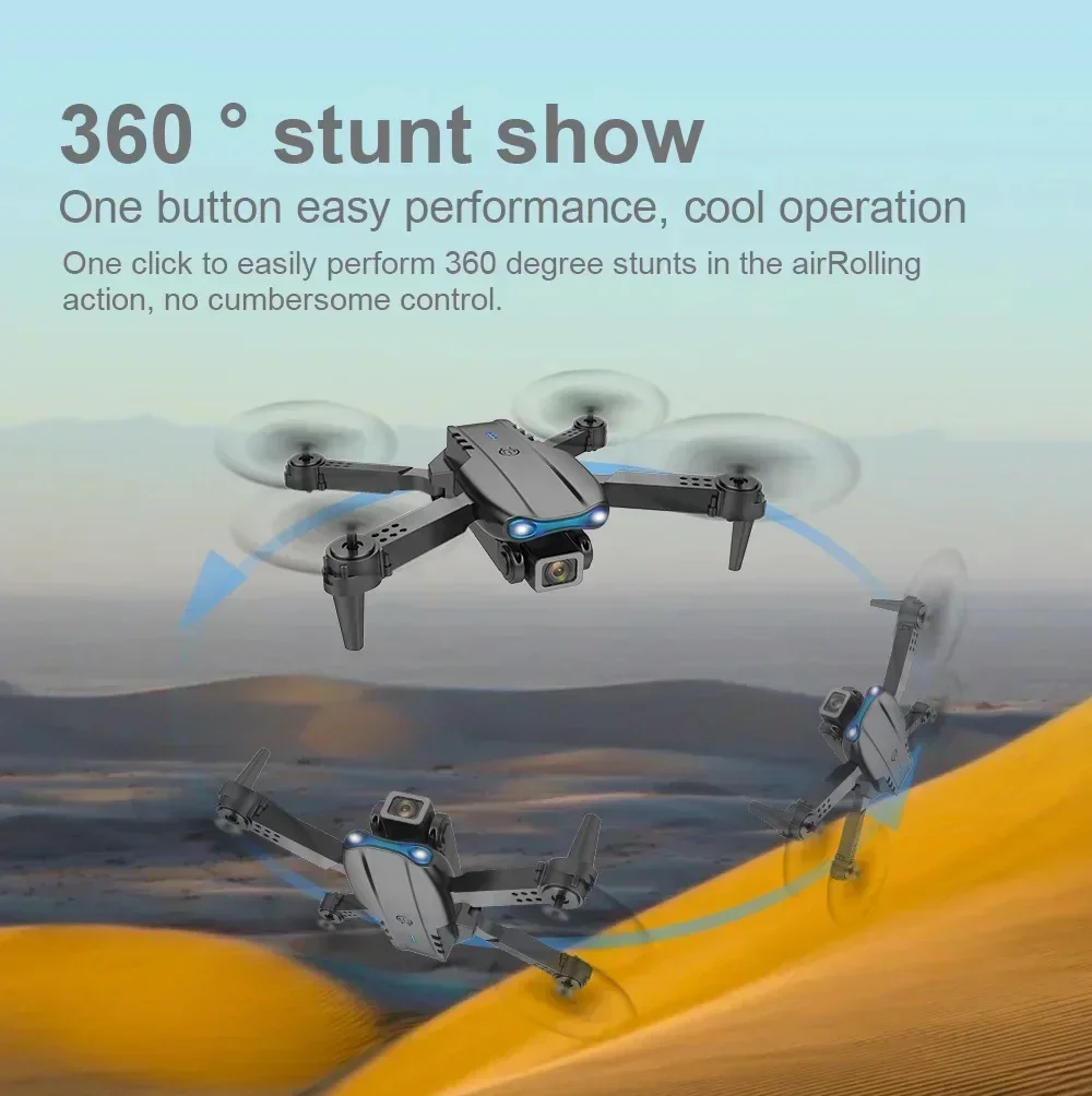 E99 Pro Foldable RC Quadcopter - مراجعة Drone Camera Wide Angle وسعره