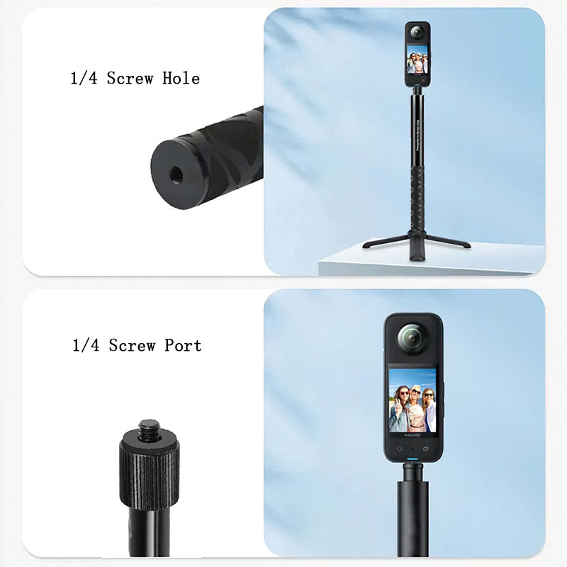Invisible Selfie Stick for Ins - مراجعة Drone Camera Action وسعره