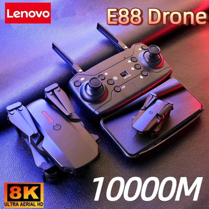 Lenovo New E88 Pro WIFI FPV Dr - مراجعة Drone Camera Wide Angle وسعره