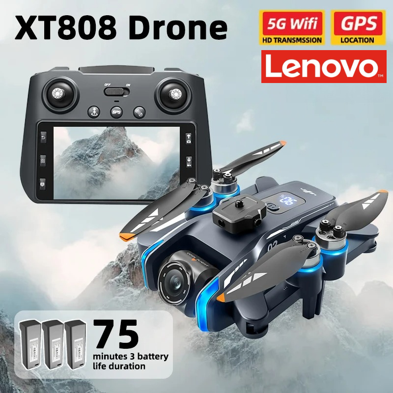 Lenovo XT808 Pro MAX Drone 4K  - مراجعة Drone Camera Thermal وسعره