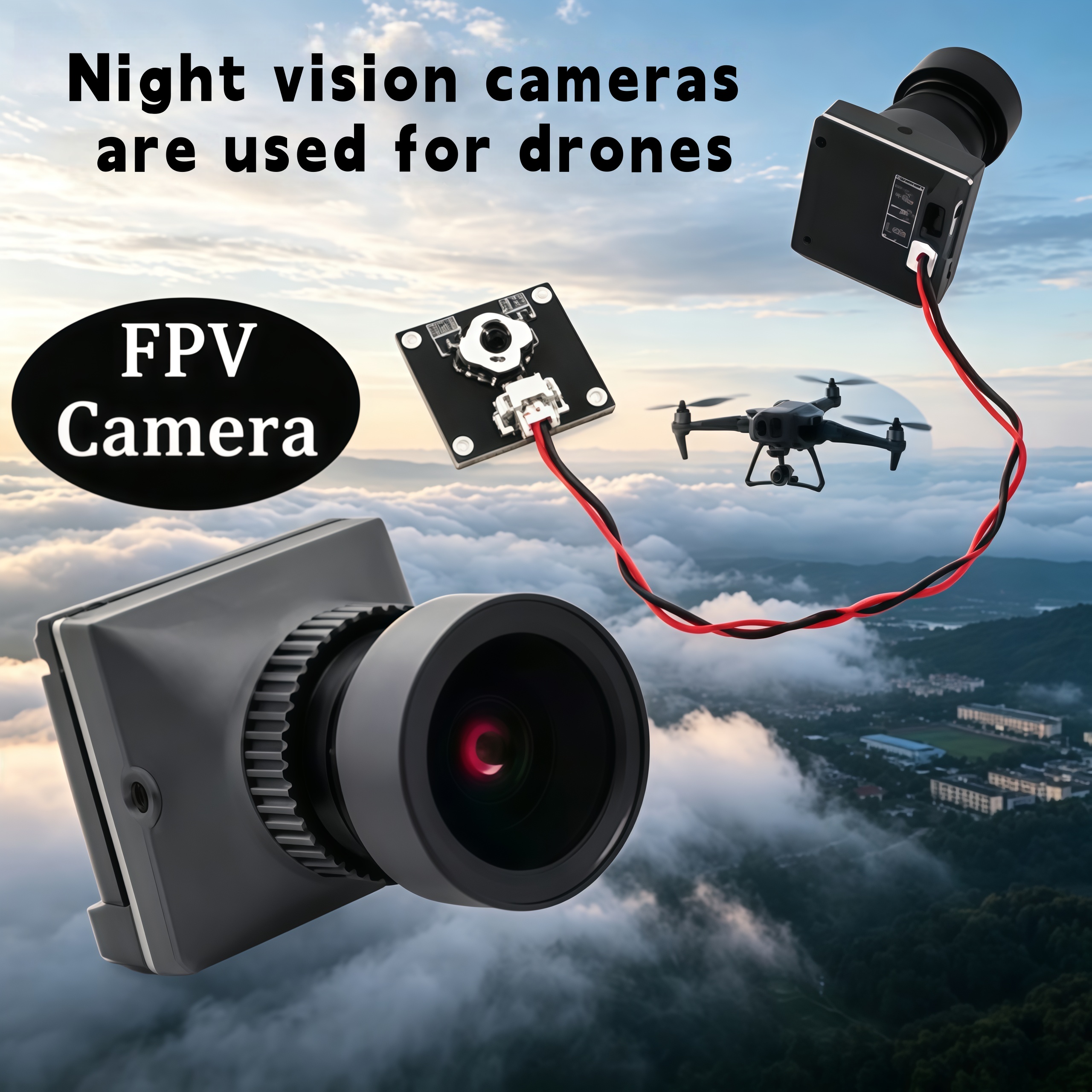 1500TVL HD CADDX Snail FPV Cam - مراجعة Drone Camera Hd وسعره
