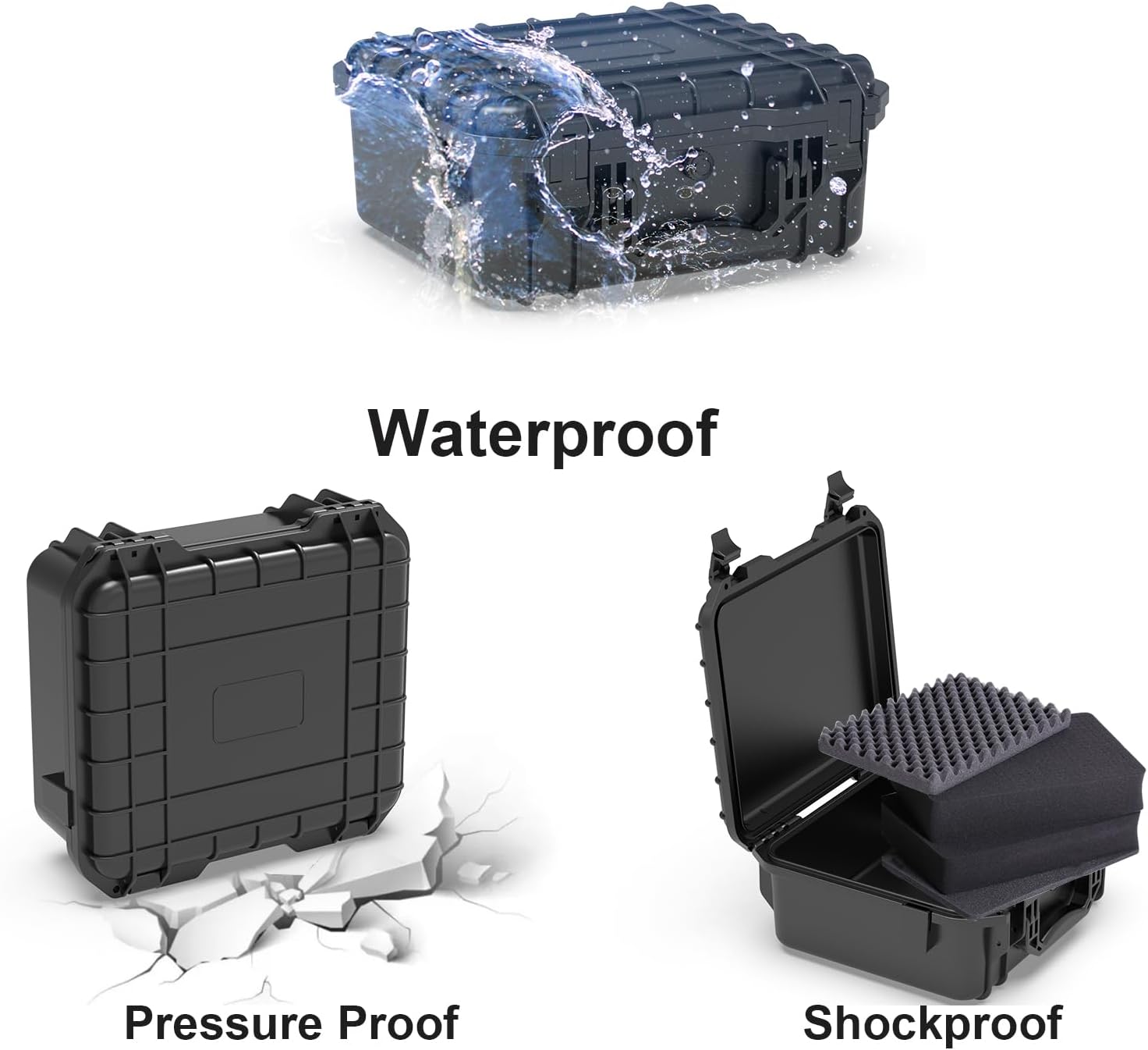 Waterproof Hard Case with Pick - مراجعة Drone Camera Waterproof وسعره