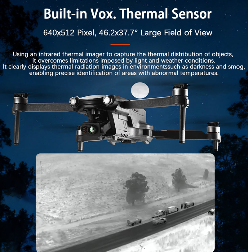 New Arrival 640x512 FPV Drone  - مراجعة Drone Camera Thermal وسعره