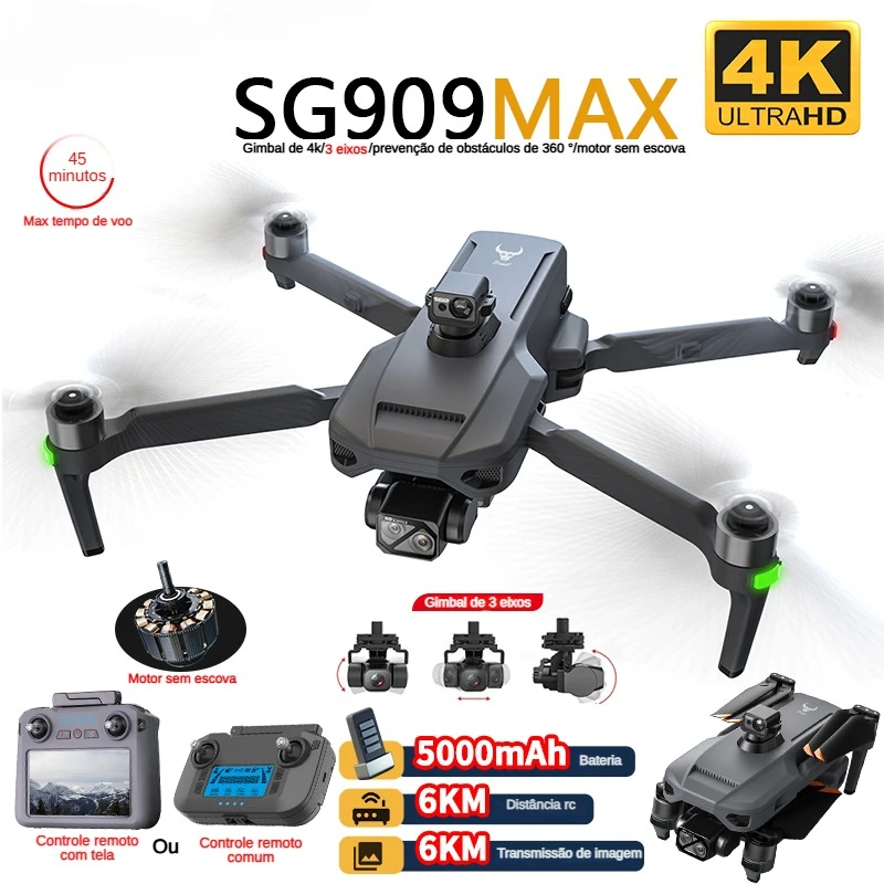 ZLL SG909 SG909MAX Professiona - مراجعة Drone Camera Professional وسعره