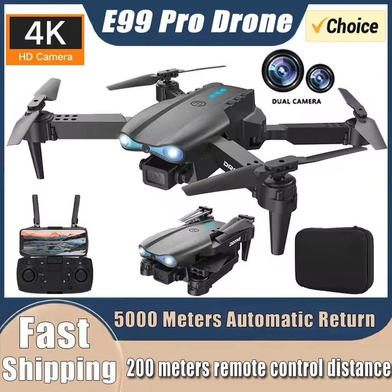 New E99Pro RC Drone 4K Profess - مراجعة Drone Camera Wide Angle وسعره